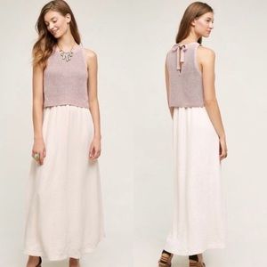 Anthropologie Moth Maxi Sweater Top Dress